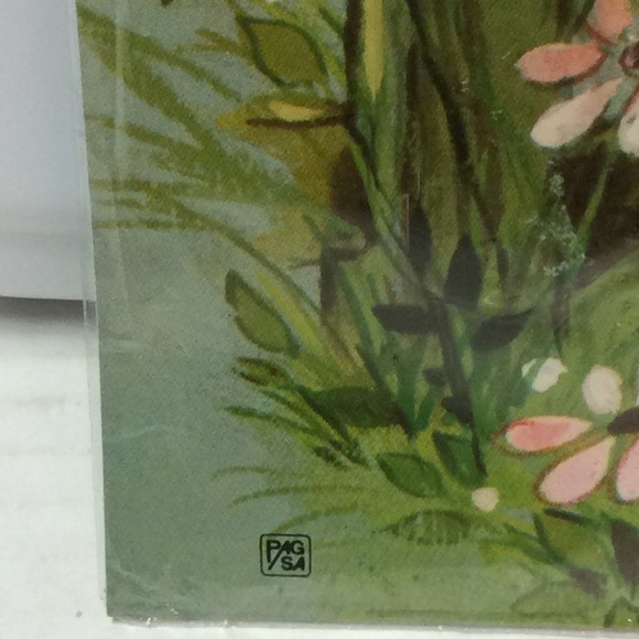 Perla VTG Mary May Butterfly Girl Plastic Picture - Picture 6 of 10